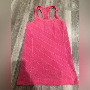 lululemon athletica Pink Racerback Tank Top